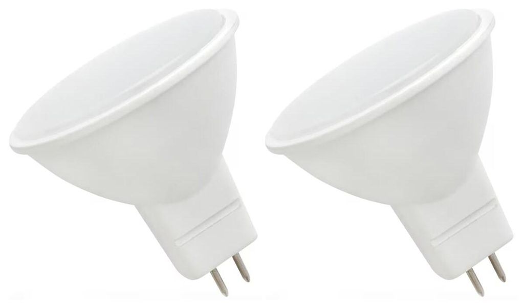 Spectrum GU5.3 LED Spot Lampe 4W 410lm 3000K Warmweiß 12V 2 Stück
