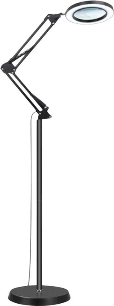 Lampe loupe sur pied réglable - Loupe de table LED pour travail précis