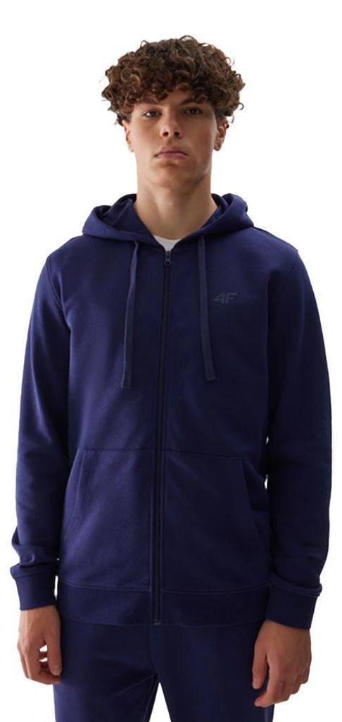 4F - "M0951" Hoodie mit durchgehendem Reißverschluss für Herren MR1390 (XL) (Marineblau)