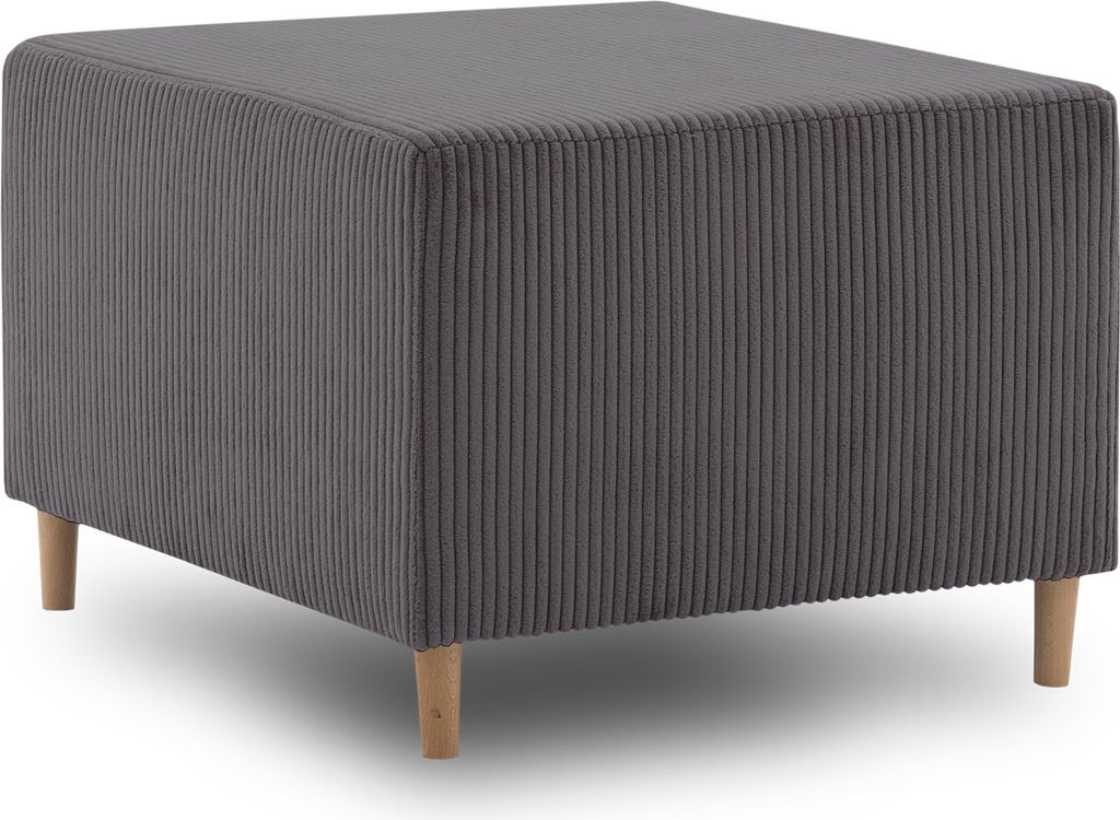 Pouffe-Fußhocker, Sitzpouf 64x55cm Fußhocker Für Sessel Produktbild 