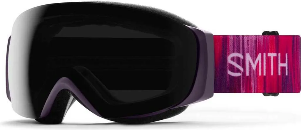 Masque de ski Smith I/O Mag S ChromaPop Sun Black Rouge et Noir