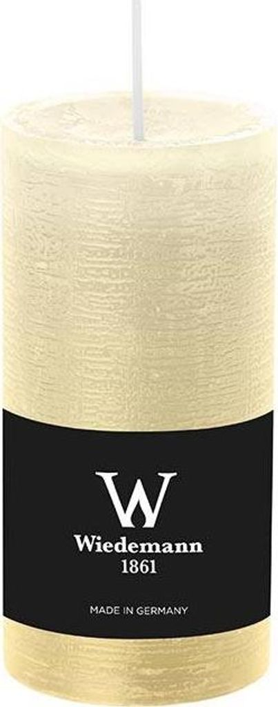 INNA-Glas Votivkerze Aurora, creme, 12cm, Ø 5,8cm, 42h - Germany - Stumpenkerze