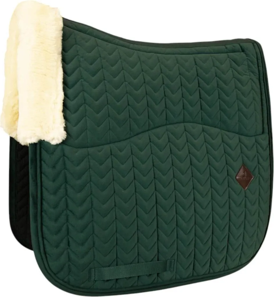 Chabraque Velvet Dressage Kentucky Vert Foncé matelassage étoiles