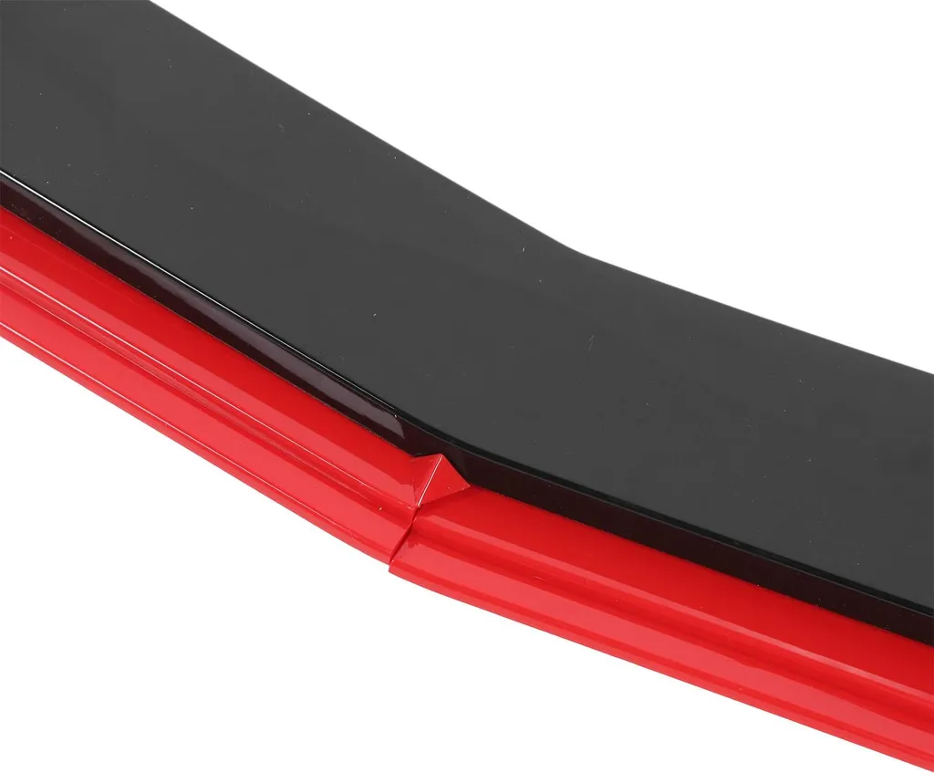 Lame de Pare-chocs Avant 160cm Noir et Rouge Kit Carrosserie E90 E91
