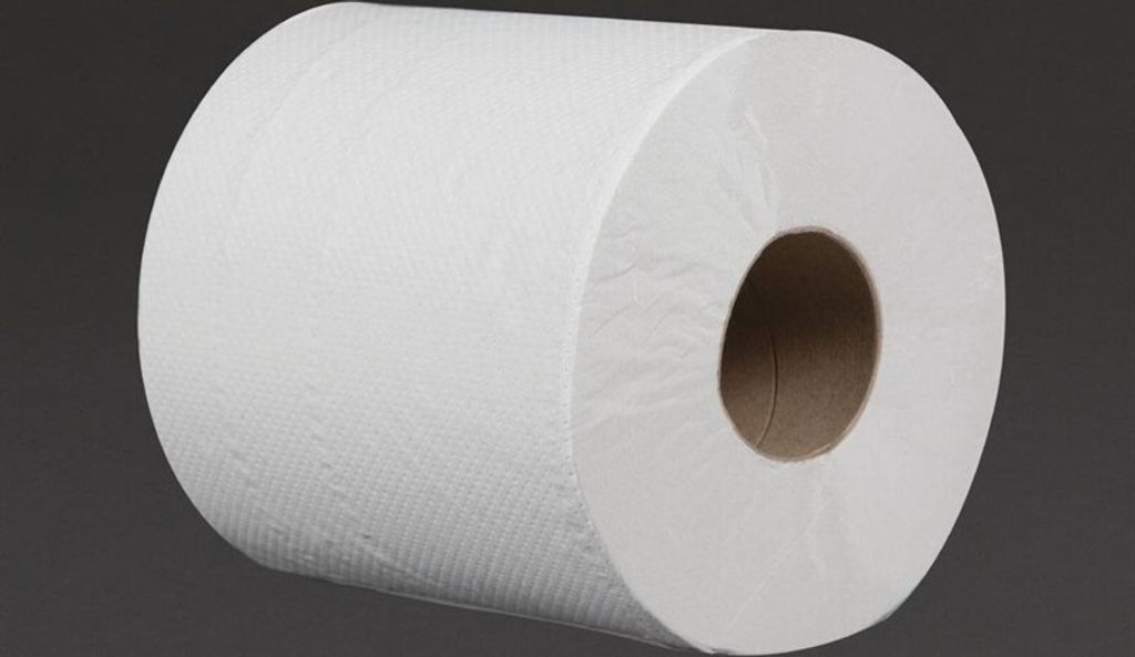 Jantex Handtuchrollen für Innenabrollung | weiß | 2-lagig | 6 Rollen
