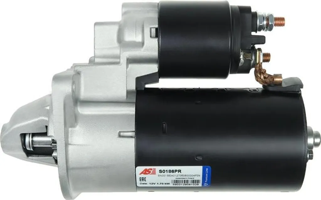 Démarreur de Voiture Reconditionné AS-PL S0186PR Pièce Auto Échange