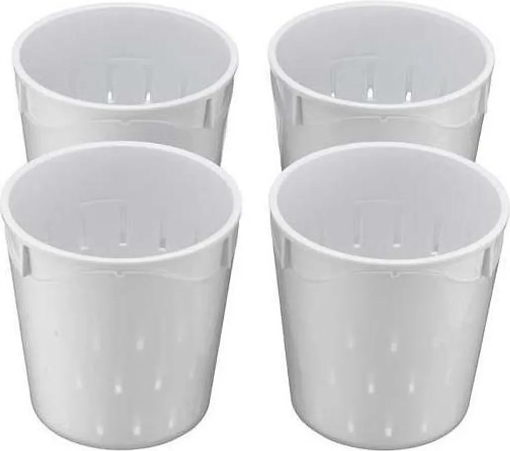 Lot 4 faisselles 0,25L Lagrange 440004 - Égouttage optimal et sans BPA