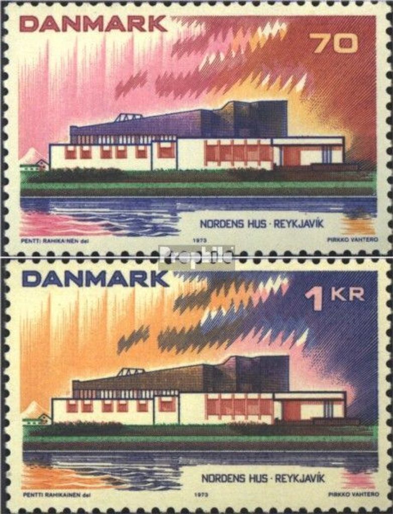 Briefmarken Dänemark 1973 Mi 545-546 (kompl.Ausg.) postfrisch NORDEN73
