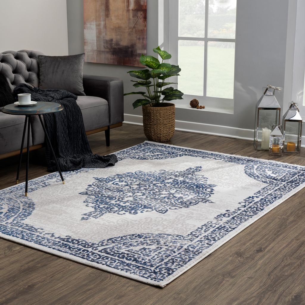 Teppich EVRA 7001 LIGHT GRAY 200X280
