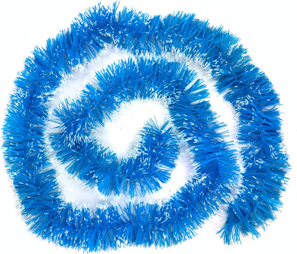 2m lange Girlande Lametta Band Weihnachtsbaum Ornament Home Party Dekoration-Blau