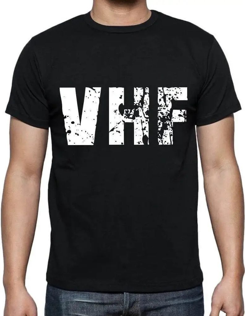 Herren Grafik T-Shirt Vhf Öko-Verantwortlich Vintage Jahrgang Kurzarm Lustige Druck Geburtstag Geschenk Mann