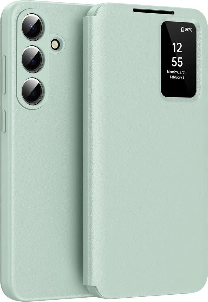 Cover Samsung S26 Professional Verde | Smart View Leather Case