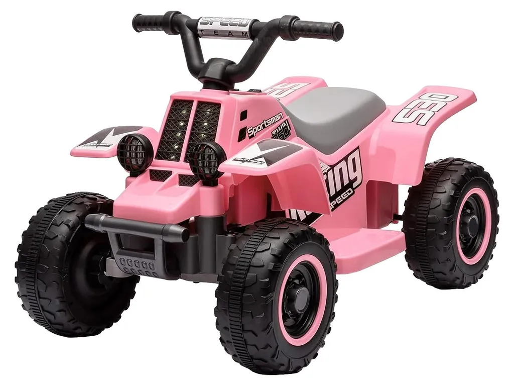 Véhicule électrique enfant Quad Rose - Batterie Longue Durée 1200mAh