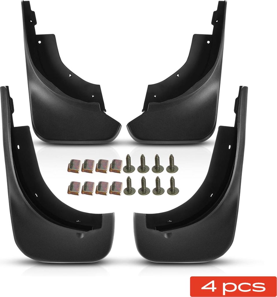 Frankberg 4x Spritzschutz Schmutzfänger Vorne und Hinten für VW Touareg 7LA 7L6 7L7 2002-2010