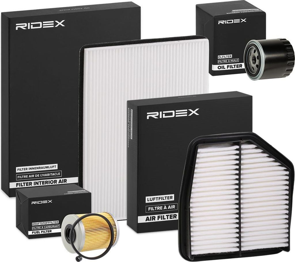 RIDEX Filterset Inspektionspaket Filtersatz für SUZUKI Grand Vitara II SUV (JT, TE, TD)