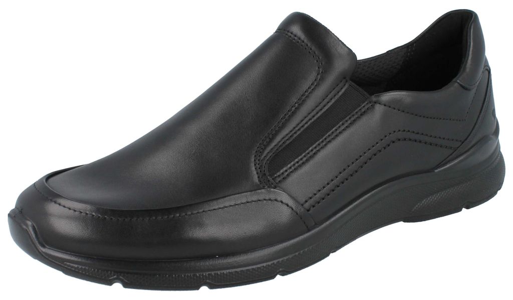 ECCO Irving Herren Slipper schwarz geöltes Nubukleder - Produktbild 
