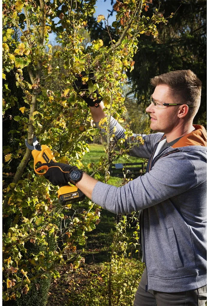 Sécateur de jardin sans fil pour élagage facile Riwall 20V RAP3020i