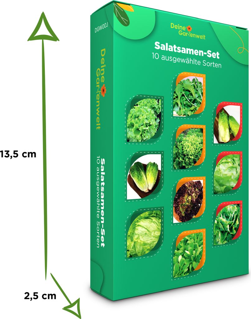 Salatsamen Set - 10 Sorten Samen - Saatgut Sortiment - Produktbild 7