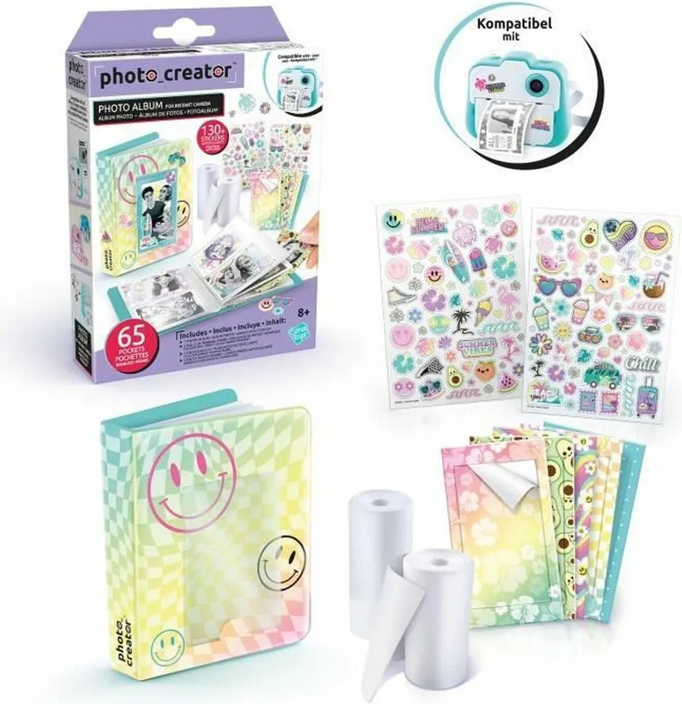 Montre Intelligente Canal Toys Photo Video Jeu et Lecteur Musique Rose