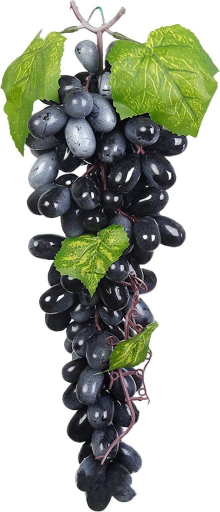 künstliche Traubengefrorene Design realistisch nicht mit Kautschuk Simulationsanlagen Faux Fruit Prop Home Decor-W