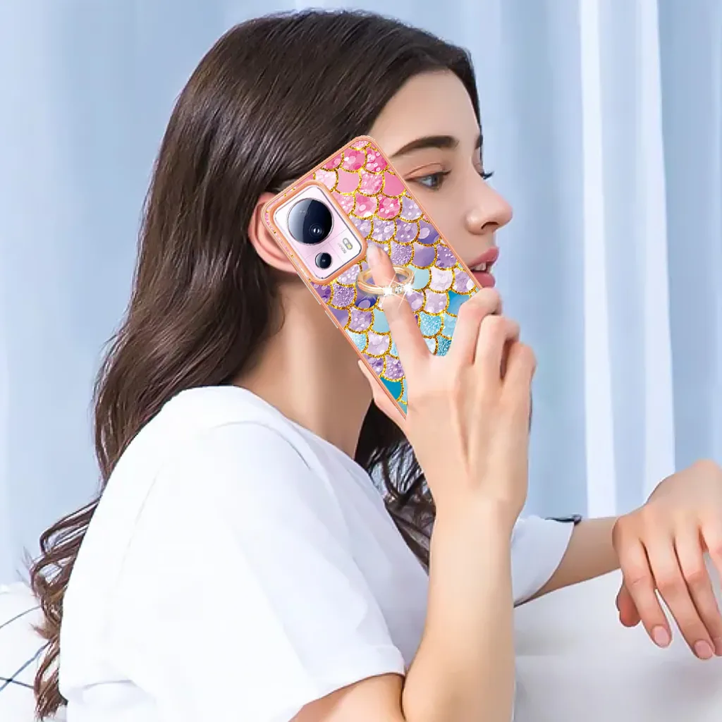 Custodia Xiaomi 13 Lite 5G Silicone con Anello: Protezione e Stile - 4