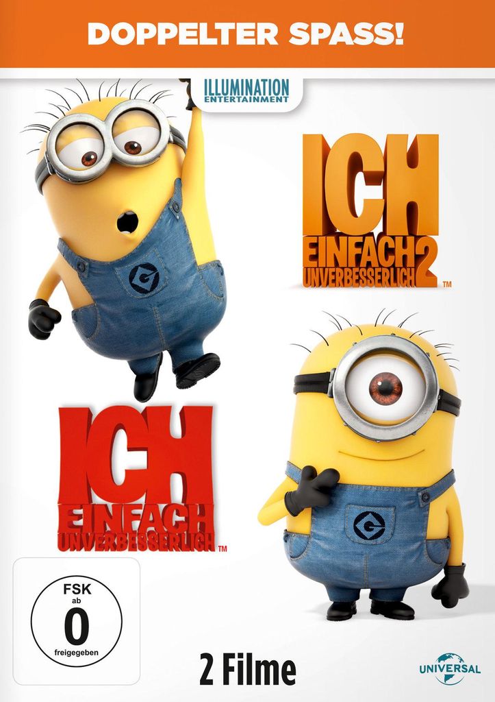 Ich - Einfach unverbesserlich 1&2  [2 DVDs] Produktbild 