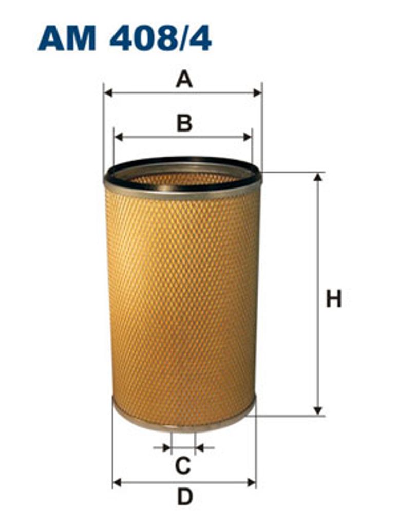 FILTRON AM 408/4 Sekundärluftfilter 1660903 16609034 16609035 für VOLVO 8300 8500 8700 9300 9700 9900