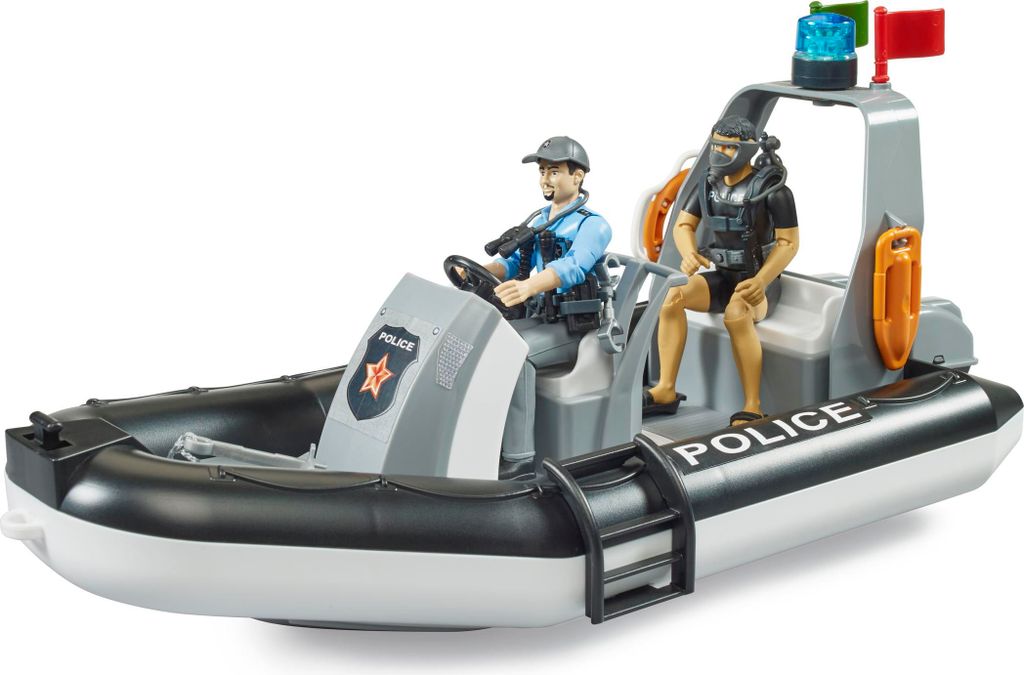 Br-Bworld Polícia hadica + 2 figúrky 62733 Obrázok produktu 