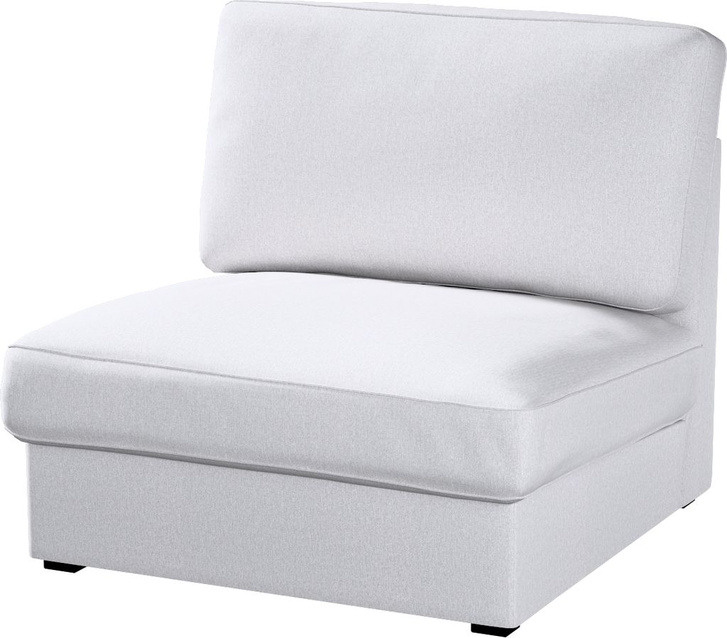 Dekoria Bezug für Kivik Sessel nicht ausklappbar, hellgrau, Bezug für Sessel Kivik