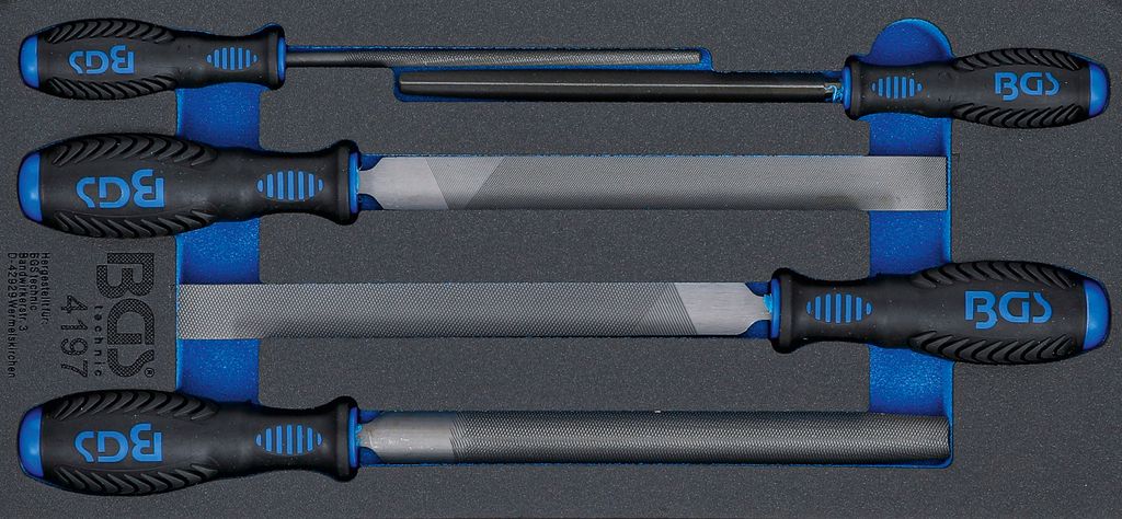BGS technic Tool Tray 1/3: Machinist's File Set, 1,03 kg Obrázek produktu 