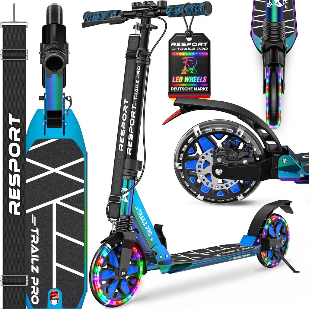 RE:SPORT® Cityroller für Kinder & Erwachsene mit LED, Produktbild 