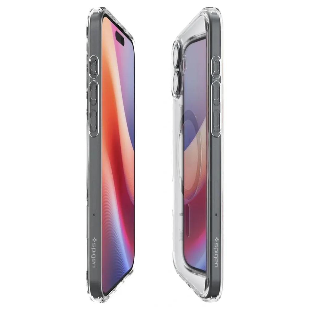 Offerta Cover iPhone 16 Spigen Ultra Hybrid Mag Nero | MagSafe Ready - 5