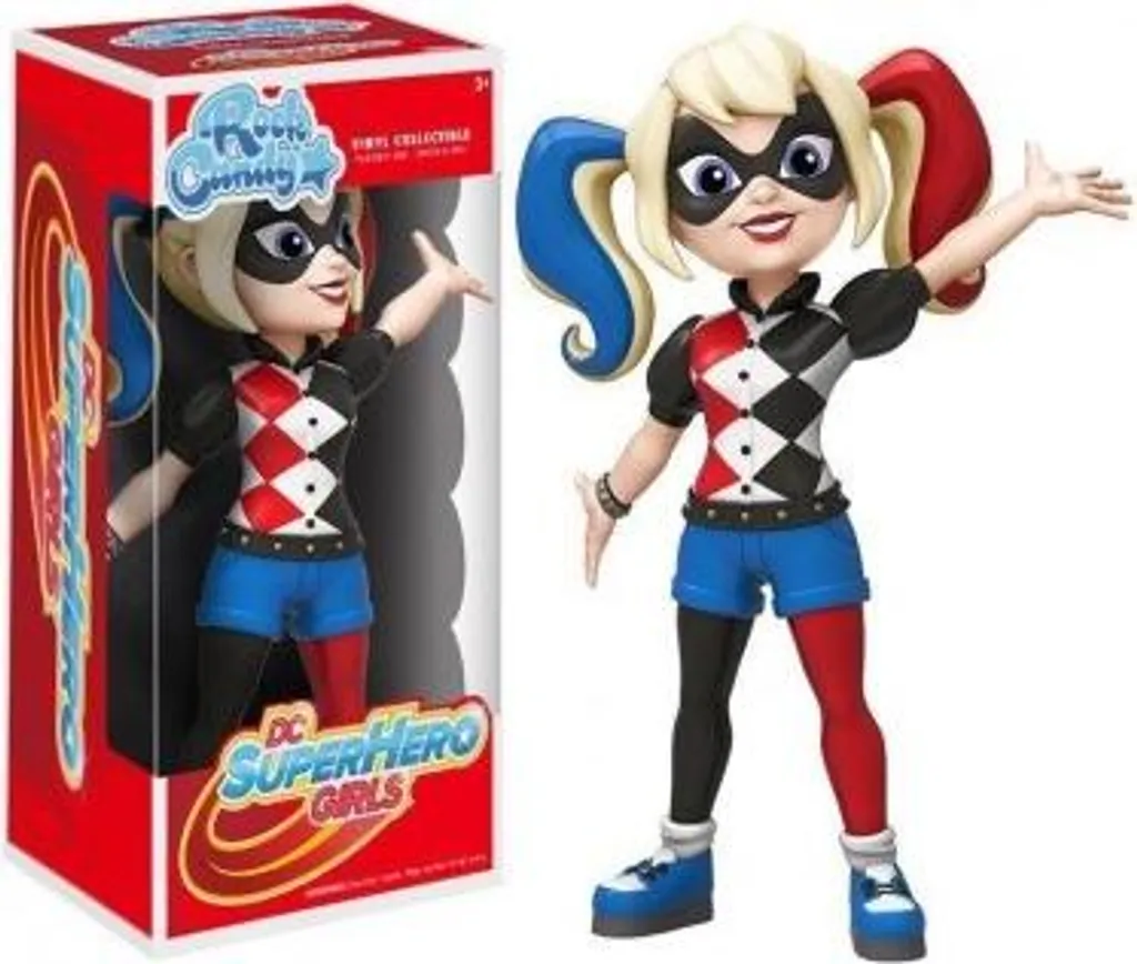 Figurine Funko Rock Candy DC Super Hero Girls Harley Quinn de 13 cm