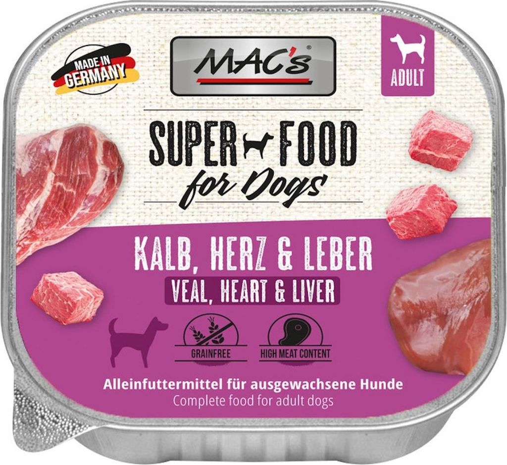 MACs Kalb, Herz & Leber 150 g - 10 Stück