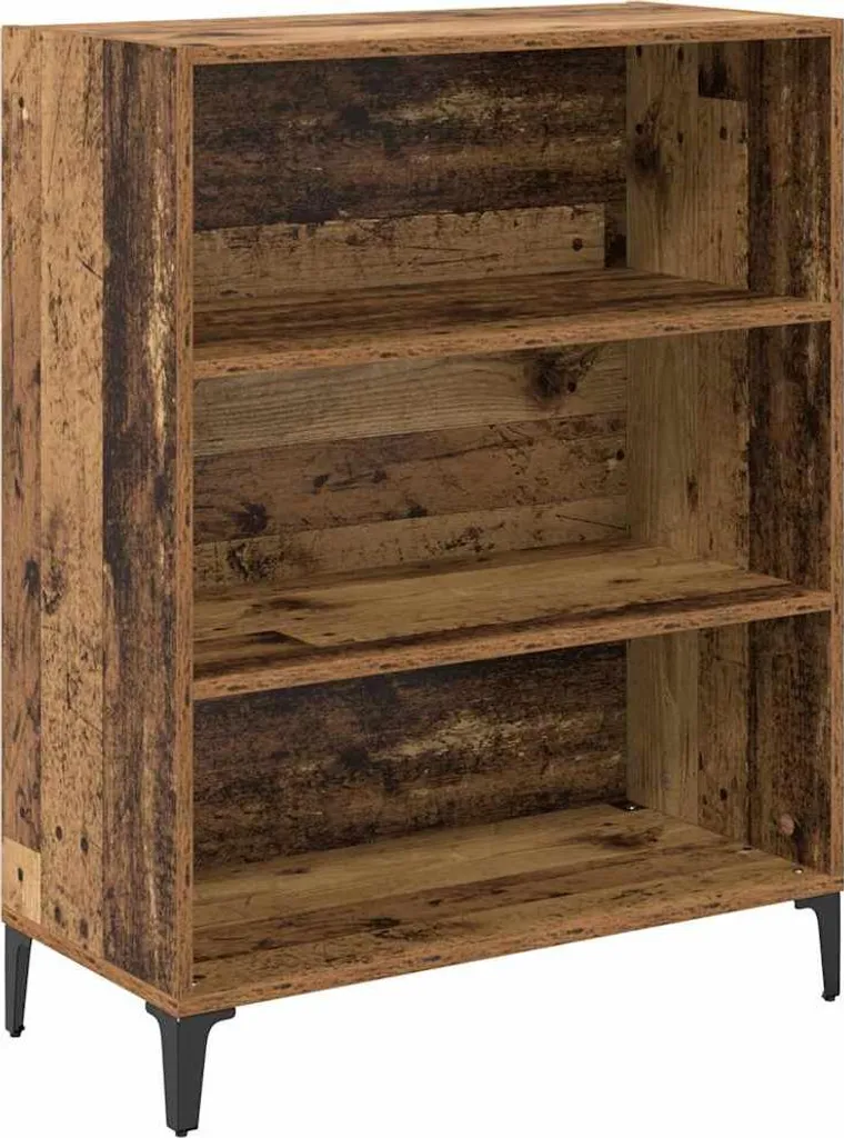 Vetrina Alta vidaXL Legno Recupero 69.5x34x180cm | Mobile Multiuso - 6