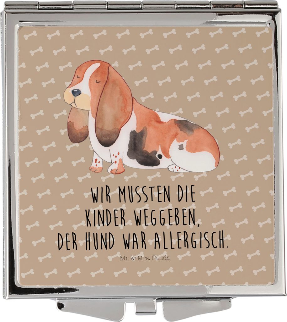 Mr. & Mrs. Panda Schminkspiegel Hund Basset Hound - Produktbild 