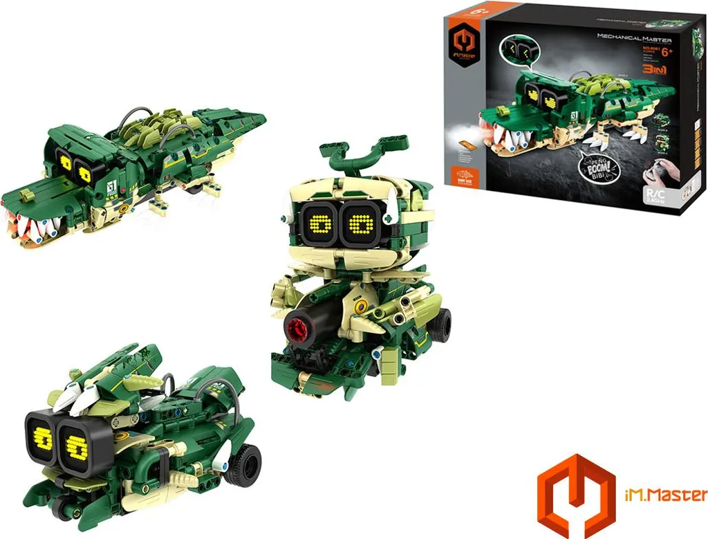 Kit Robot Crocodile iM.Master : Évitez l'Ennui avec ce Jouet 3 en 1