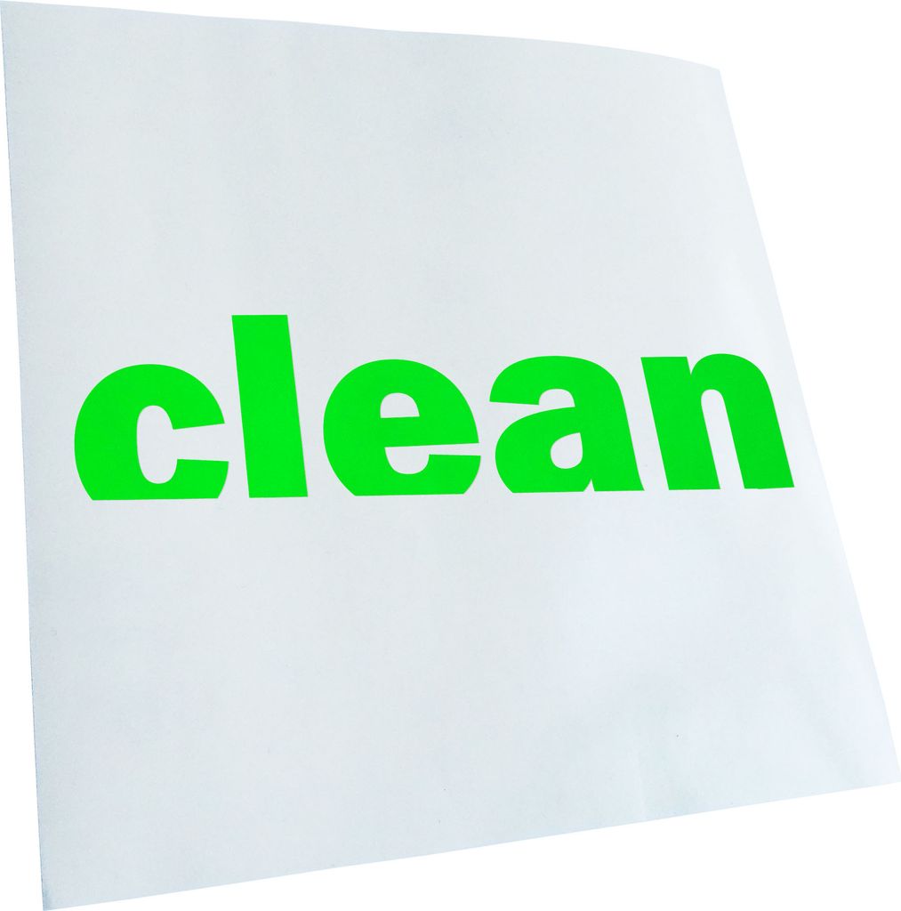 Kiwistar - Autoaufkleber - clean - Heckscheibenaufkleber - Aufkleber für Auto Kfz Fahrrad, LKW, Truck Mofa