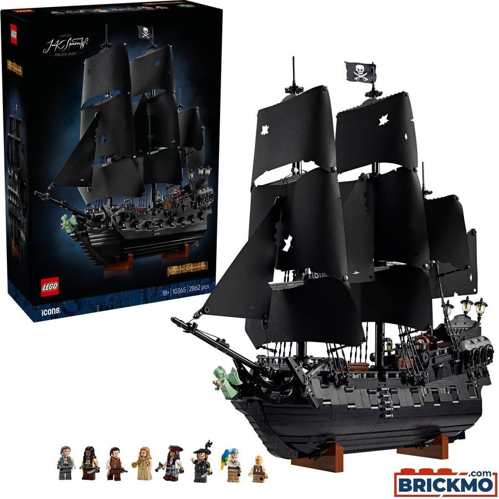 LEGO ICONS 10365 Le bateau pirate du capitaine Jack Sparrow Image du produit 