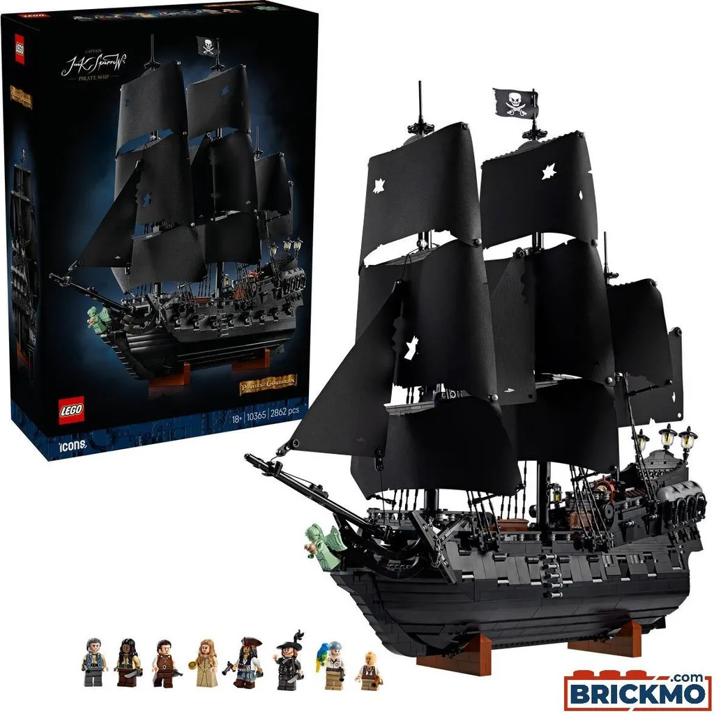 LEGO Icons 10365 Bateau Jack Sparrow - Le cadeau ultime pour collectionneur