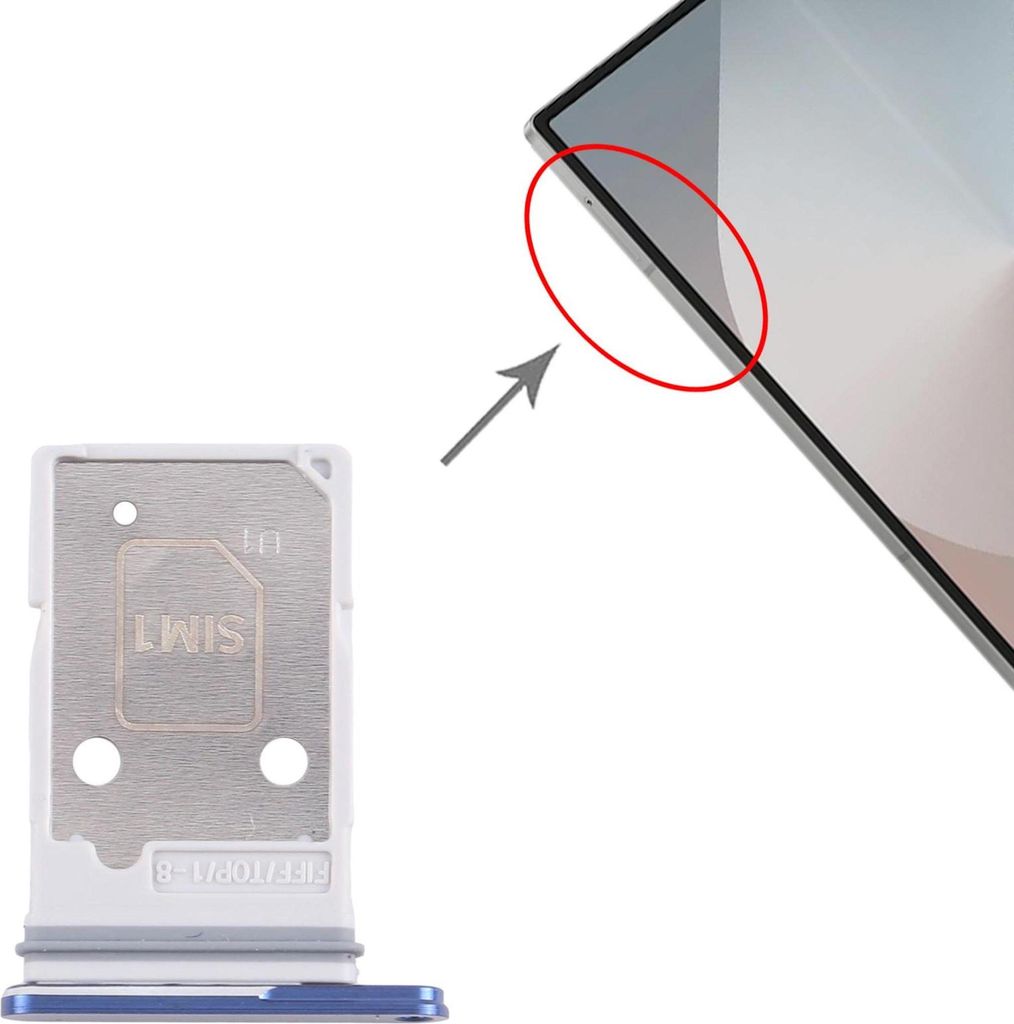 Pour Samsung Galaxy Z Fold7 SM-F966B Plateau de carte SIM Image du produit 