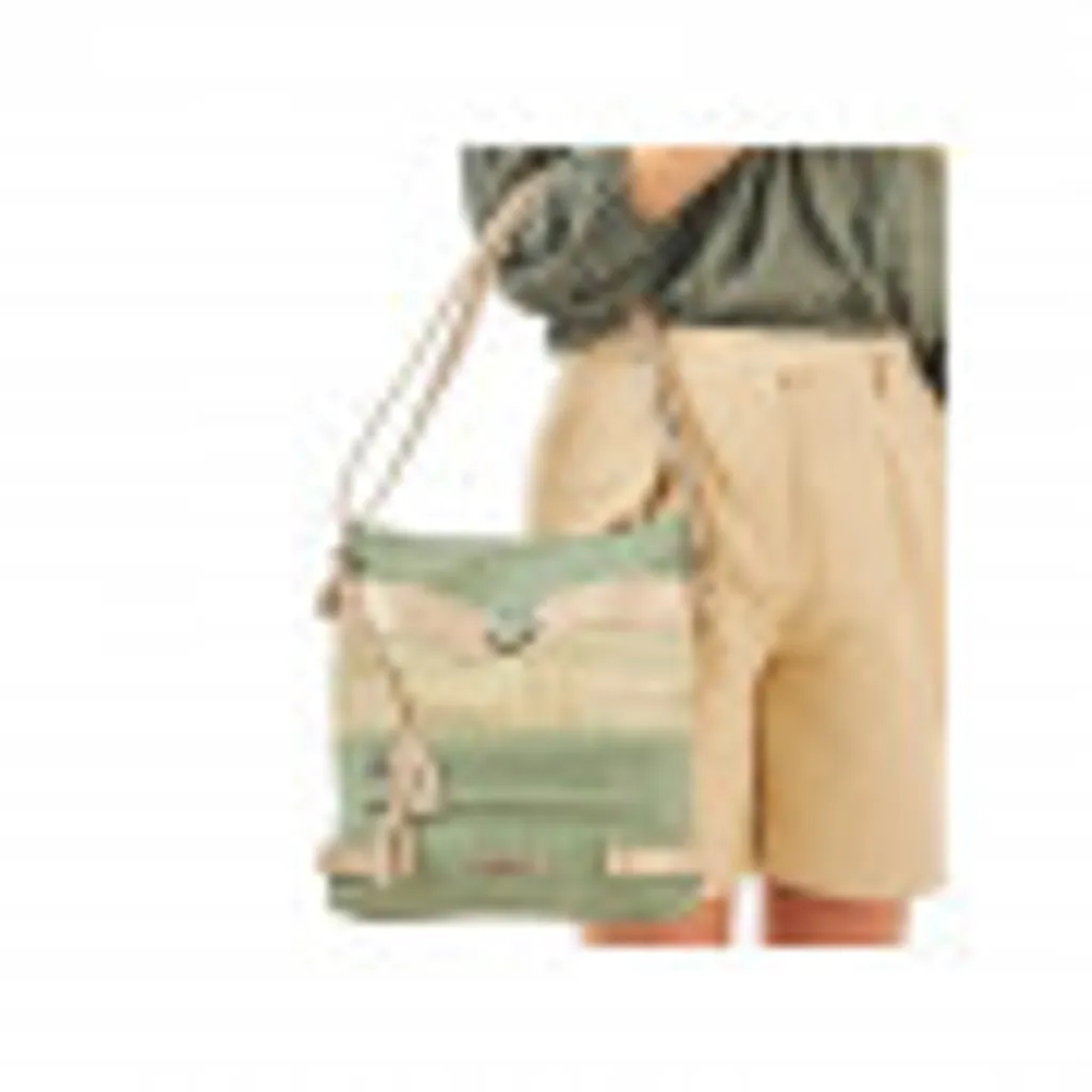 Sac à main vert Rieker pour femme format moyen élégant et moderne - 11
