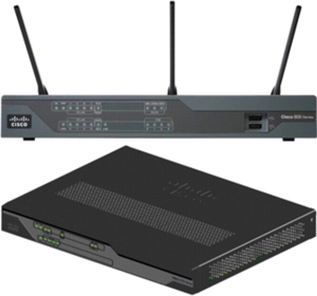 Cisco C897VA-M-K9, Gigabit Ethernet, Schwarz
