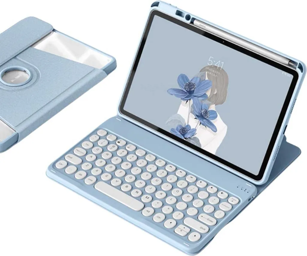 Custodia Tastiera Bluetooth Xiaomi Pad 11 pollici - Rotazione 360° Professional