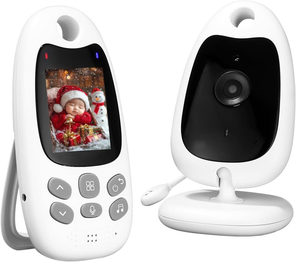 Babyphone, Babyphone mit Kamera 2.0" Digital Funk TFT LCD Drahtloser, LCD Drahtloser Video baby Monitor mit Digitalkamera VOX Funktion