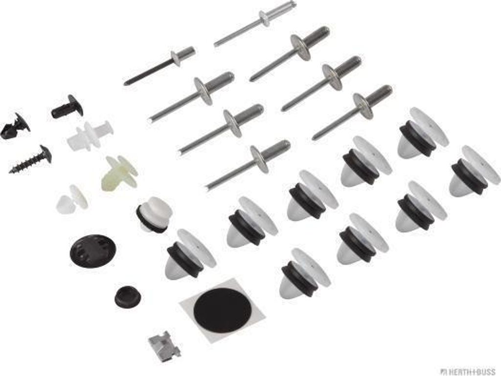 HERTH+BUSS ELPARTS 50269137 Clip-Satz, Innenverkleidung OE 800996727R kompatibel mit Clio