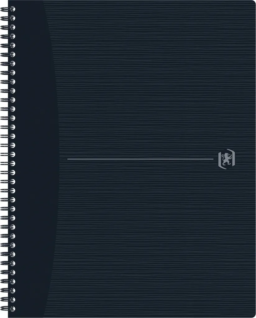 Carnet Origins A4+ anti-transparence feuilles lignées noir paquet de 5