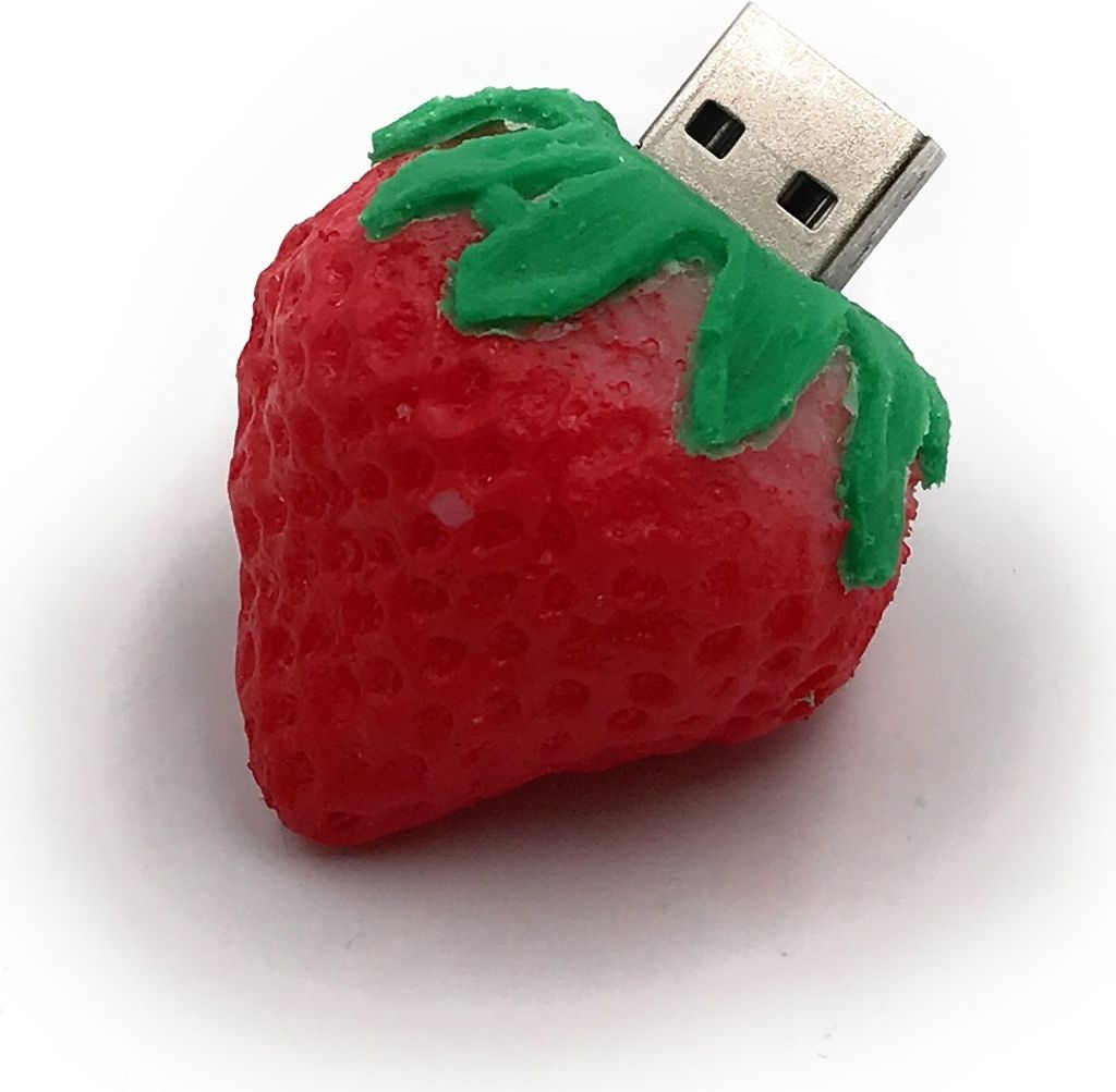 Onlineworld2013 Erdbeer Obst Frucht Funny USB Stick 64 GB USB 3.0