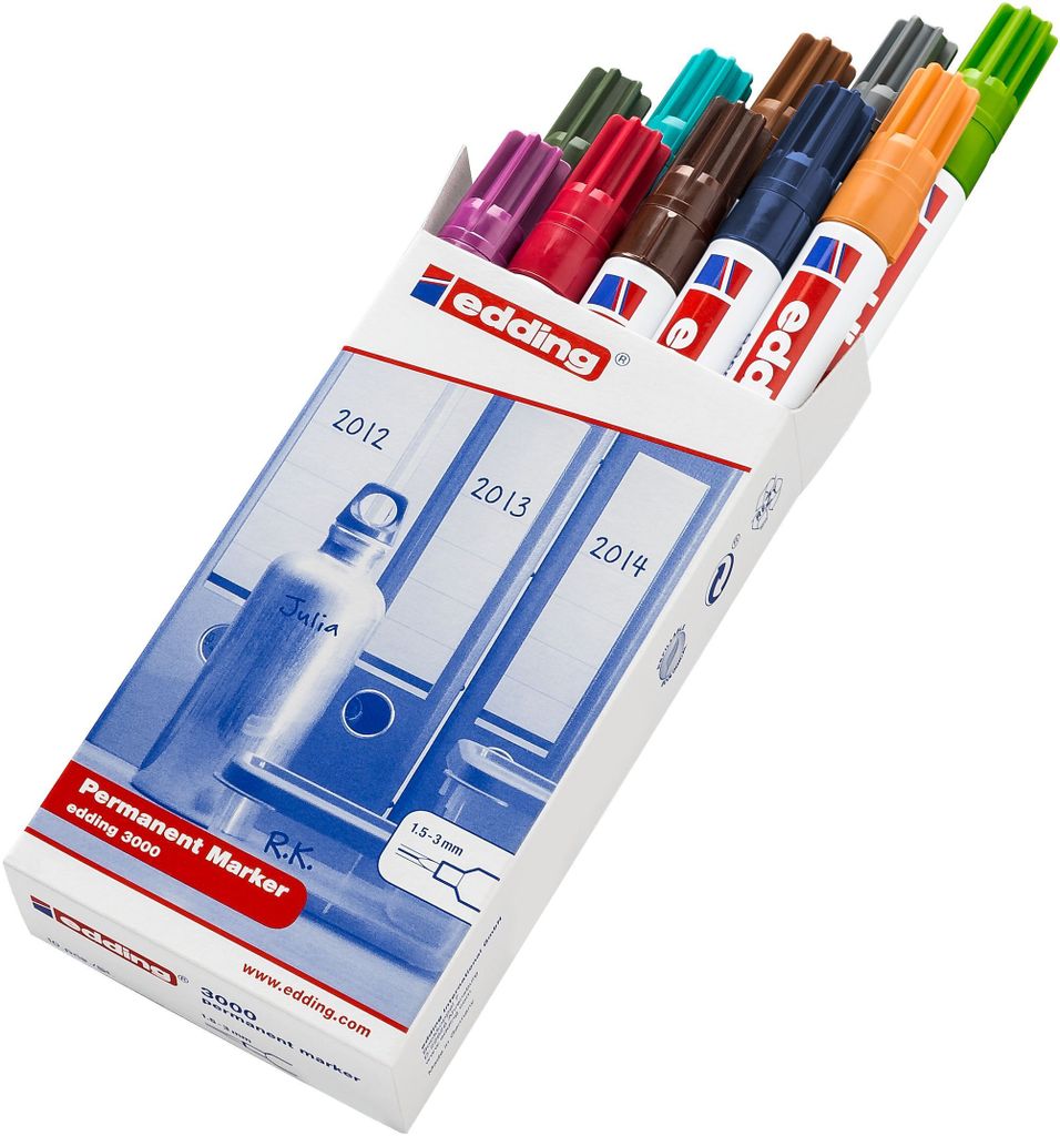 10x Permanent-Marker Permanentmarker Filzstift Stift mehrere Auswahl