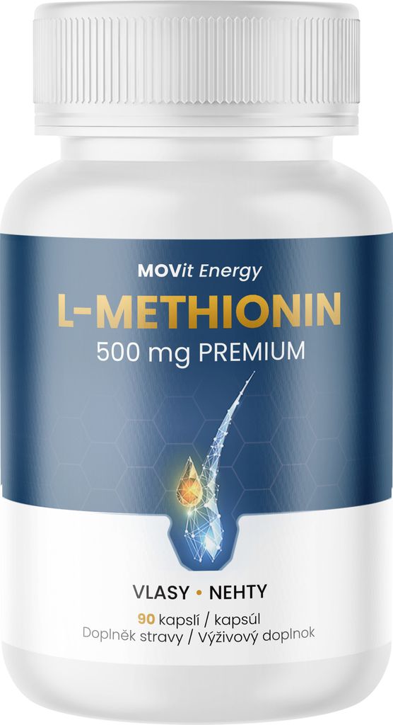 MOVit Methionin PREMIUM 500 mg, 90 vegane Kapseln